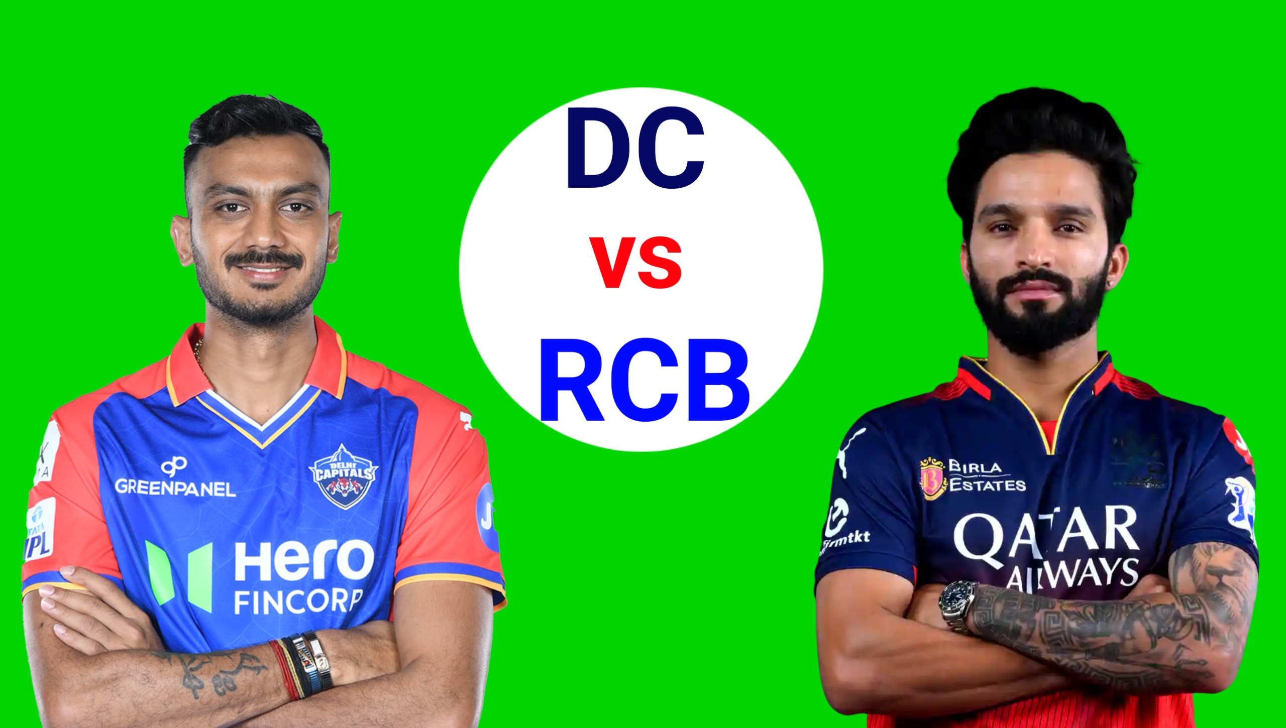 dc vs rcb, ipl 2025, royal challengers bangalore, delhi capitals, rajat patidar, axar patel